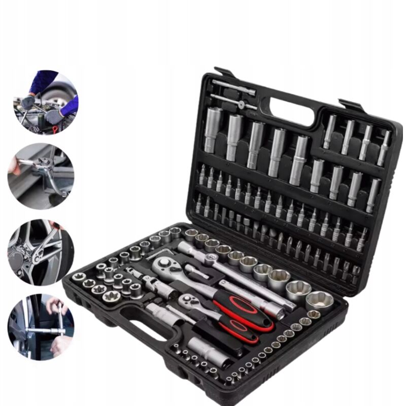 Juego de llaves de tubo de 108 piezas