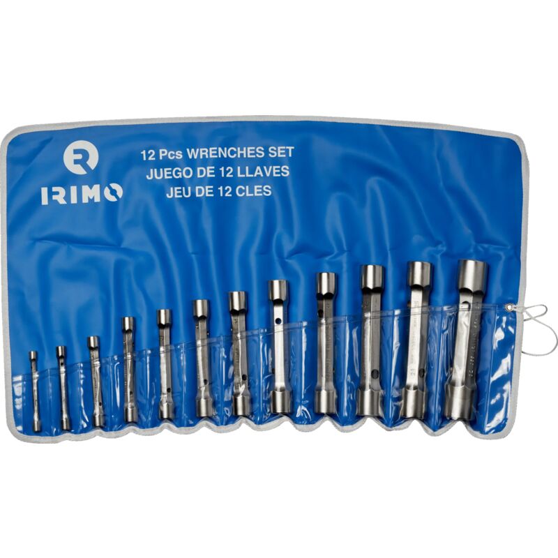 

Juego de llaves de tubo de 2 bocas Irimo Tipo - 12