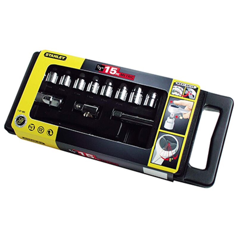 

Stanley ® - cuadro de toma de Stanley - 1/2 15 pcs