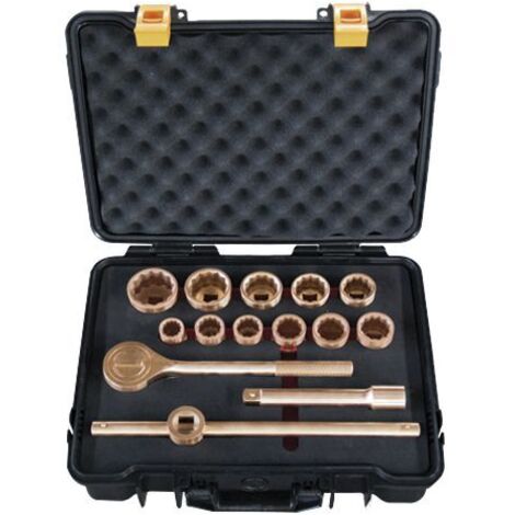 Juego de Llaves de Vaso  3/4" 14pzs cu-be ALYCO