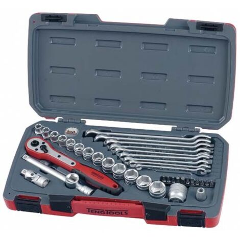 Juego de llaves de vaso, 3/8, combinadas, T3840, 40 piezas  TENGTOOLS 167280106