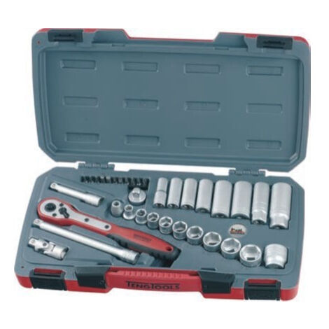 Juego de llaves de vaso 3/8" de 35 piezas T3835AF