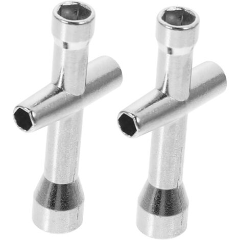Juego de llaves de vaso cruzadas de 8 piezas para coches RC, llave Phillips de acero, llave para tuercas de rueda ajustable, llave hexagonal, herramienta de llave metálica, llaves manuales de acero in