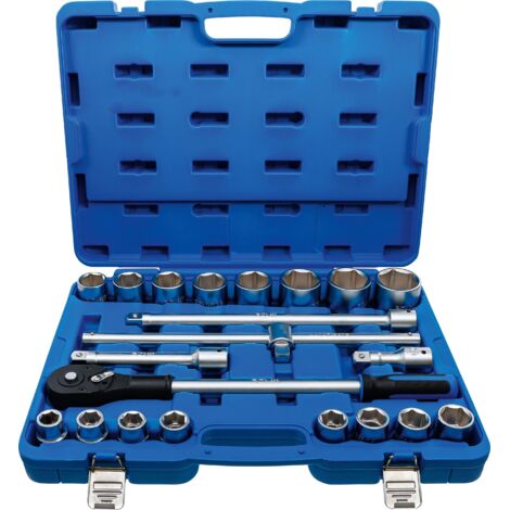 Juego de llaves de vaso hexagonales BGS TECHNIC - 20 mm (3/4") - 21 piezas - 1207