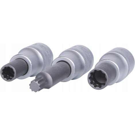 Juego de llaves de vaso OZ para llantas de aluminio de 1/2" de 3 piezas