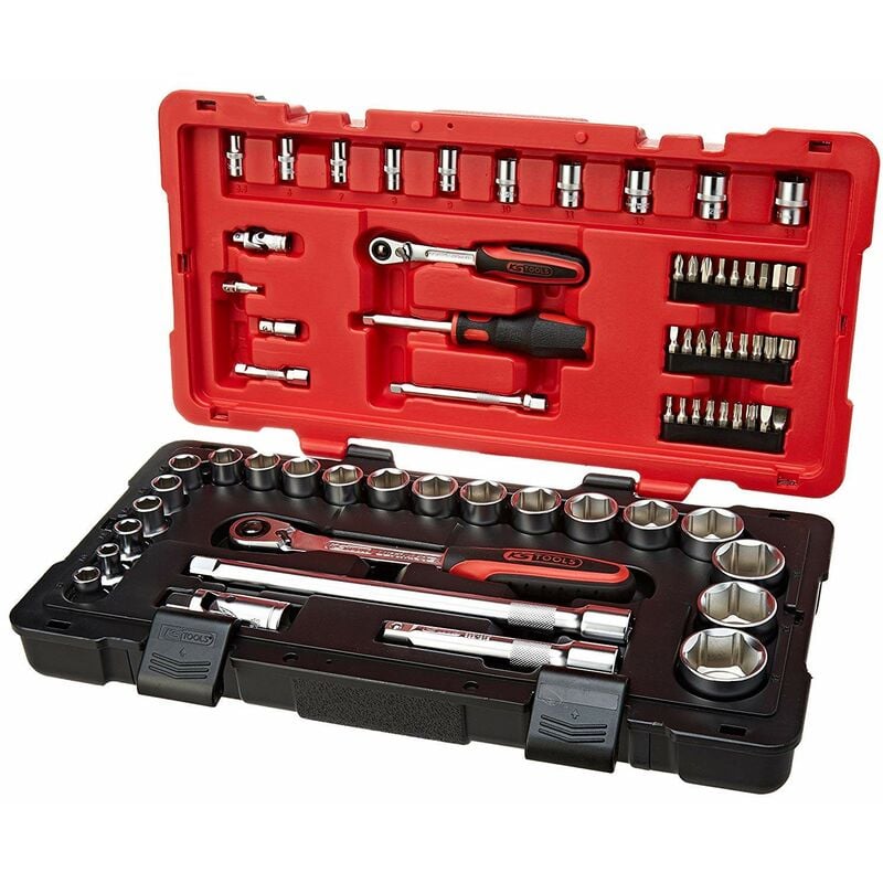 

Kstools - Juego de enchufes y accesorios, 68 piezas.