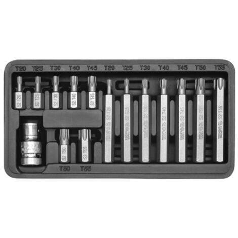 JUEGO DE LLAVES TORX ESPECIALES DE 15 PIEZAS - YT-0411