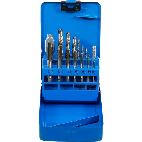 Juego de machos/brocas HSS  M3 - M12 / 2,5-10,2 mm