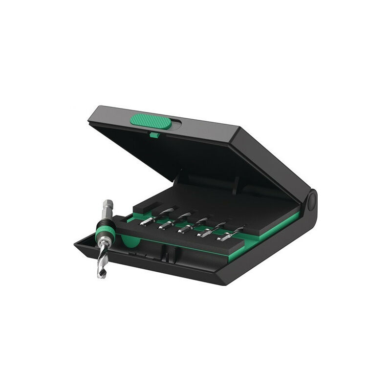 

Juego De Machos De Roscar Combinado 7 Uds. Hss 1/4 Pulg. Hex