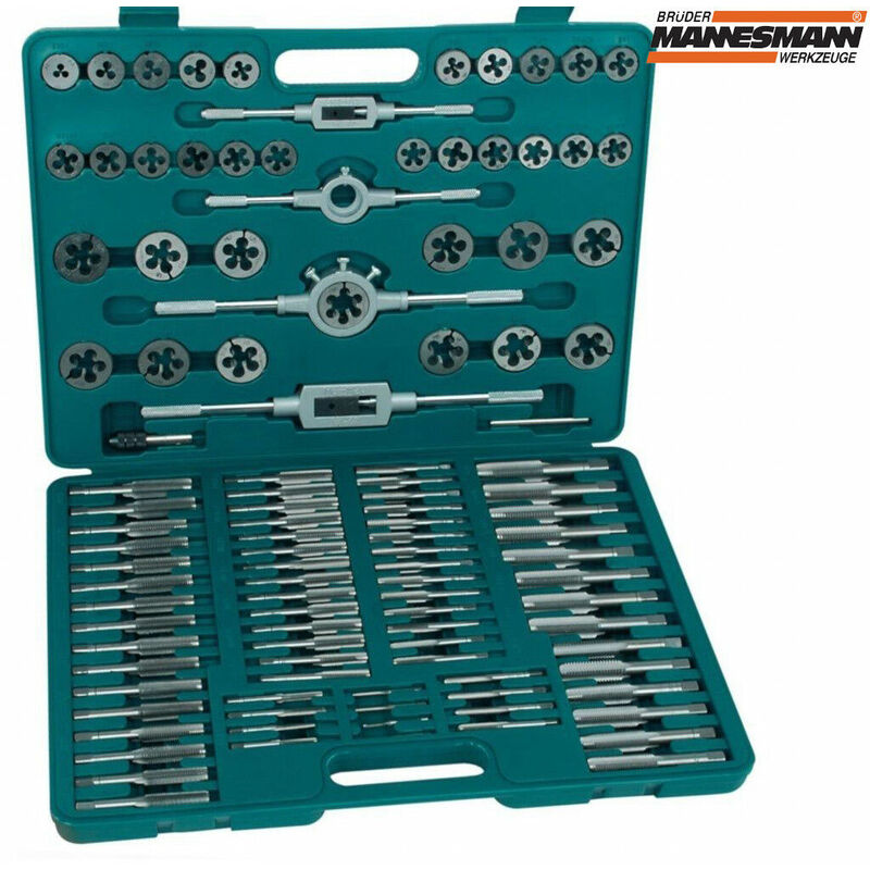 

Juego De Machos Y Terrajas Metricas 110 Piezas Mannesmann