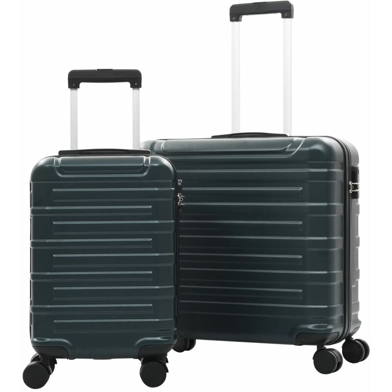 

Juego de maletas trolley rigidas 2 piezas verde ABS