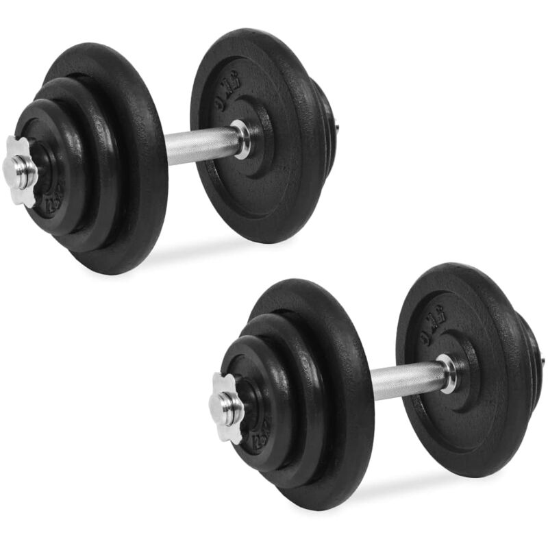 

Juego de Mancuernas Hierro Fundido 18 Piezas 40 kg - Vidaxl