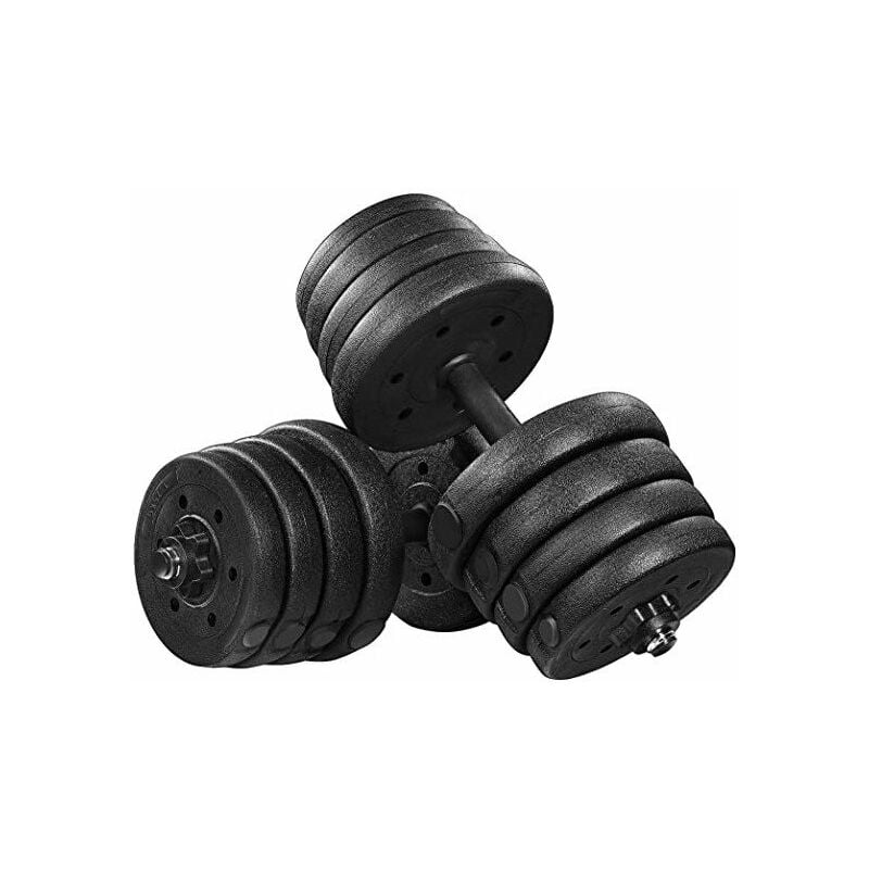 

Riscko - Juego De Mancuernas 2 en 1 Con Barra Ajustable | Entrenamiento De Fuerza | Peso Total 30 Kg