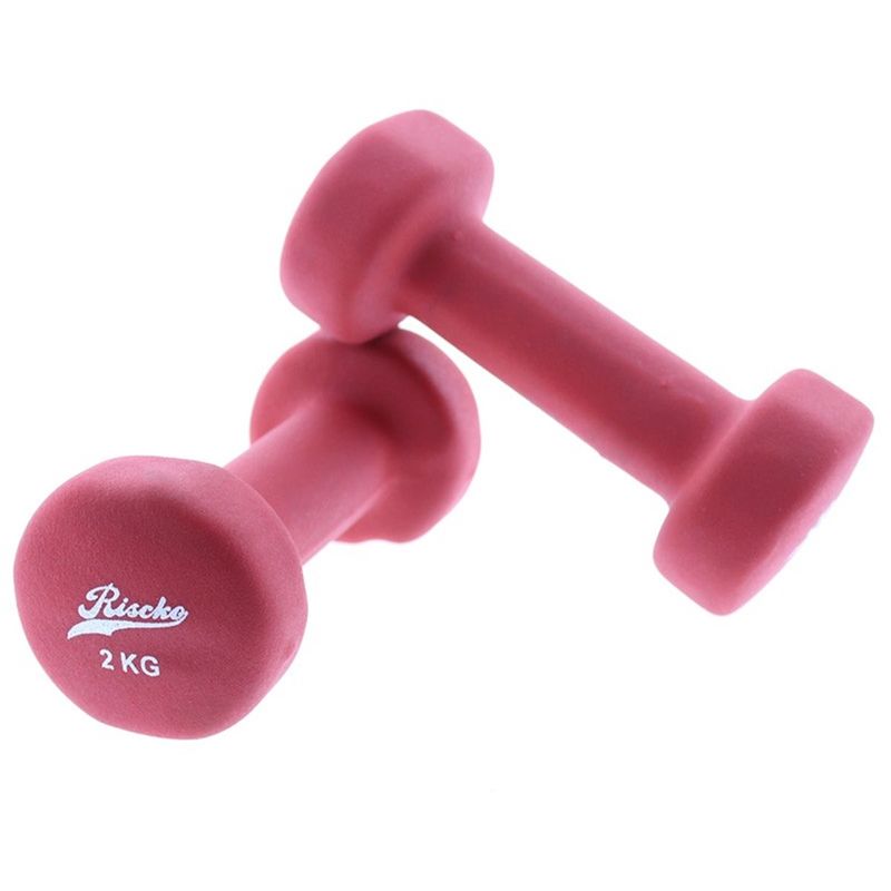 

Wonduu Pack de 2 Mancuernas Con Recubrimiento de Vinilo de Diferentes Colores | Pesas de Entrenamiento en Casa y Gimnasio | PACK DE 2 MANCUERNAS DE 2