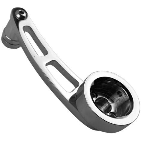 Juego de manijas de ventana vintage de 2 piezas para vehículos clásicos - Ford, Chrysler - Kit completo de aleación de plata con tornillos y tuercas