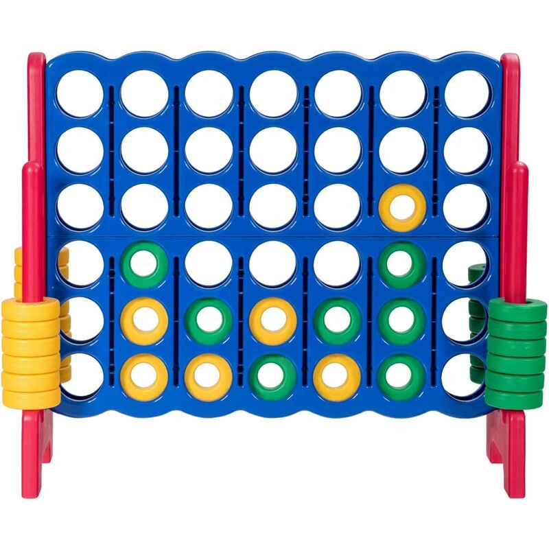 

Juego de Match Juego de Aritmético y Educación con 42 Anillos Gigantes y Controles Deslizantes para Niños y Adultos Azul