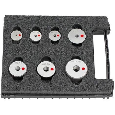 Juego De Medidores De Anillo De Rosca M3-M12 6G Fortis