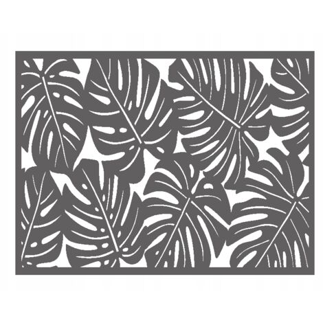 Juego de mesa de cocina AŻUR Monstera gris