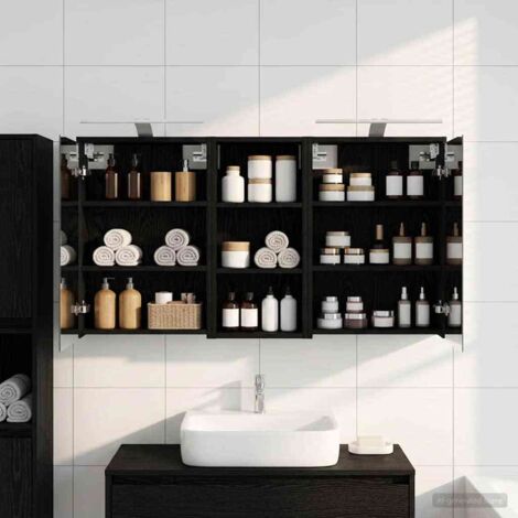 Juego de Muebles de Baño 3 pcs 116 x 16 x 62,5 cm