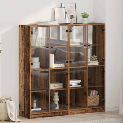 Juego de muebles de baño 3 pcs Roble Negro Madera de ingeniería