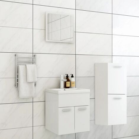 Juego de muebles de baño madera de ingeniería