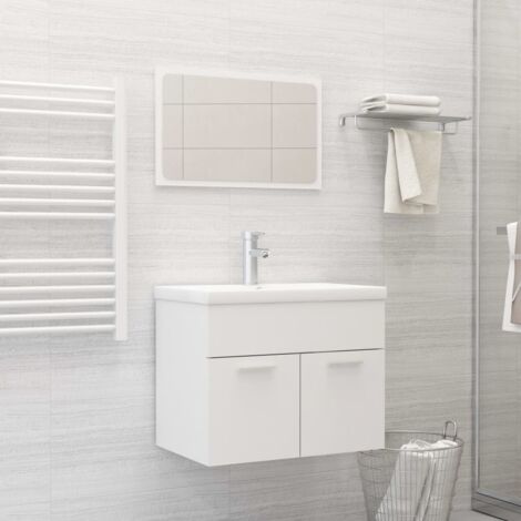 Juego de muebles de baño madera de ingeniería