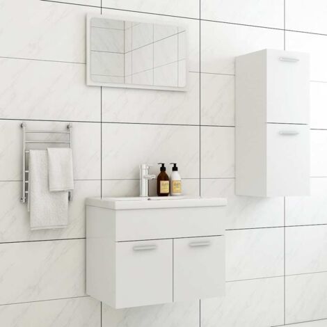 Juego de muebles de baño madera de ingeniería
