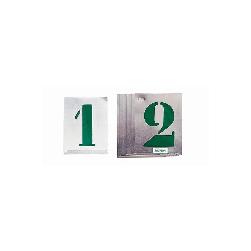 

Numeros Rotular Aluminio Jgo 40 Mm