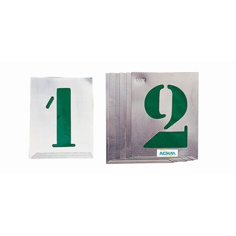 JUEGO DE NUMERACION DE ROTULAR / PINTAR 100MM - ACHA