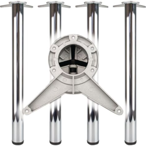 Juego de patas de mesa CR pol. 60mm H.710mm i6-KT. Accesorio BMB