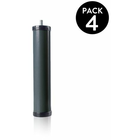 Juego de patas para somier y base tapizada 5cm (ancho) x 25cm (alto)