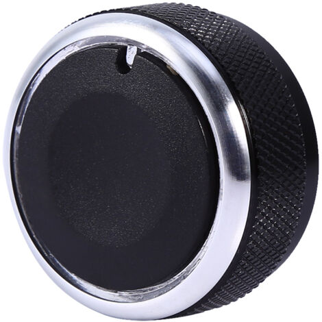 Juego de perillas para control de climatización Mazda 3 (2004-2009) - ABS y aluminio - Negro, 3 piezas