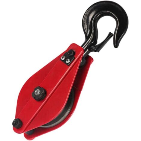 Juego de poleas de grúa giratorias, polea simple de hierro, herramientas para grúas de cable de acero
