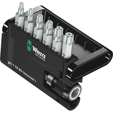 Juego De Puntas-Check Bit 7 Tx Bo Universal 1 Wera