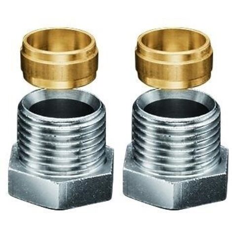 JUEGO DE RACORES DE APRIETE 1/2 x15mm (por 2)