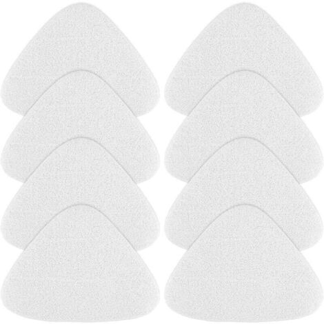 Juego de recambios de 8 piezas para mopa de vapor Vileda, funda de microfibra compatible con limpiadores a vapor Vileda Steam y Vileda Steam Plus.