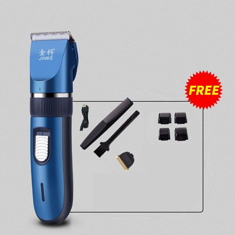 

Juego de recortadora de pelo cortadora de pelo electrica, cortadora de pelo USB recargable, cuidado de la piel de bajo ruido para ninos y adultos con