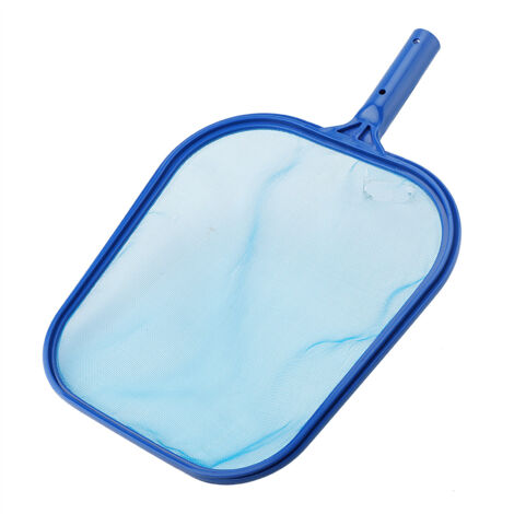 Juego de red de 3 piezas con mango telescópico para la limpieza de piscinas, estanques, bañeras y fuentes – 35 cm, azul, ABS y tejido de malla.
