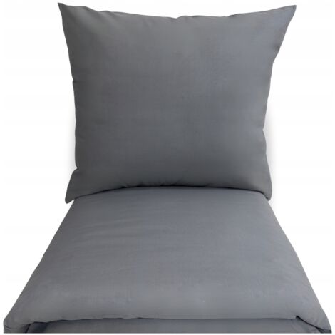 JUEGO DE ROPA DE CAMA DE UN SOLO COLOR 200x220 M, 100% ALGODÓN LISO, 3 PIEZAS, POLONIA