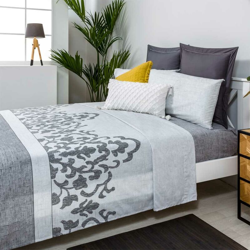 

Juego de sabanas Arabian 50% ALGODÓN 50% Poliester. Color Gris - Disponible en varios tamaños - Cama de 105 x 190/200. - Gris