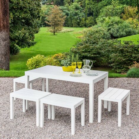 Juego de Sala Exterior - Mueble Exterior Blanco