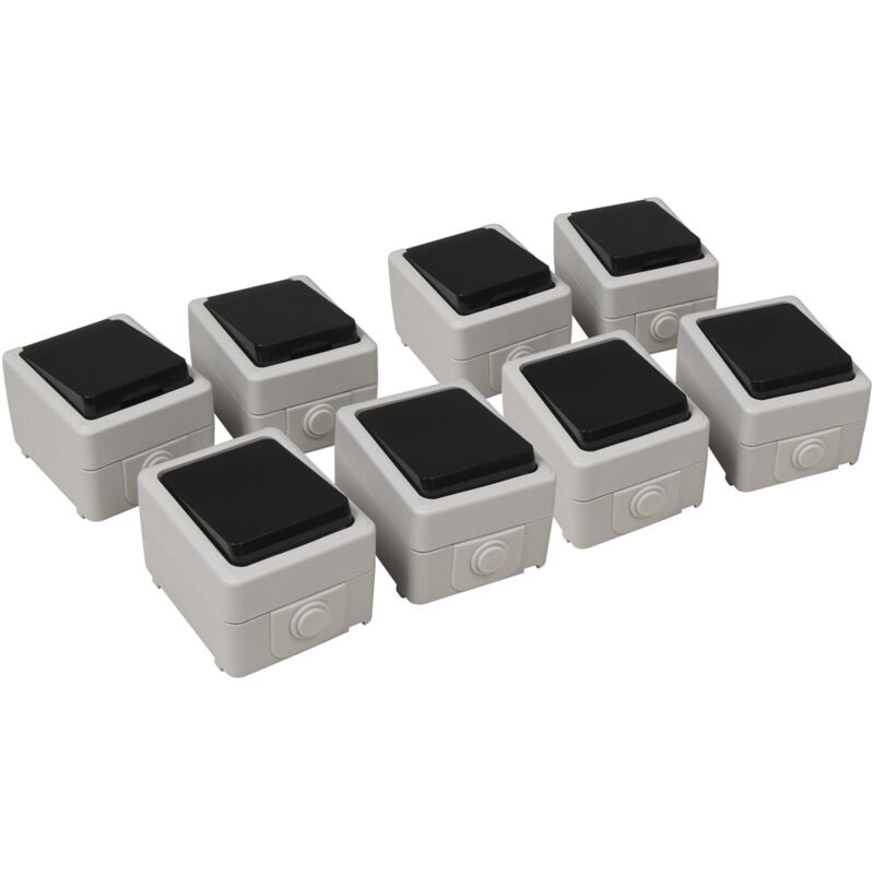 

Juego de sala húmeda McPower `` Taff Starter '' 8 piezas, gris, IP44