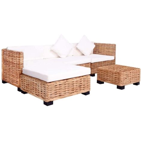 conjunto muebles de jardín ratán