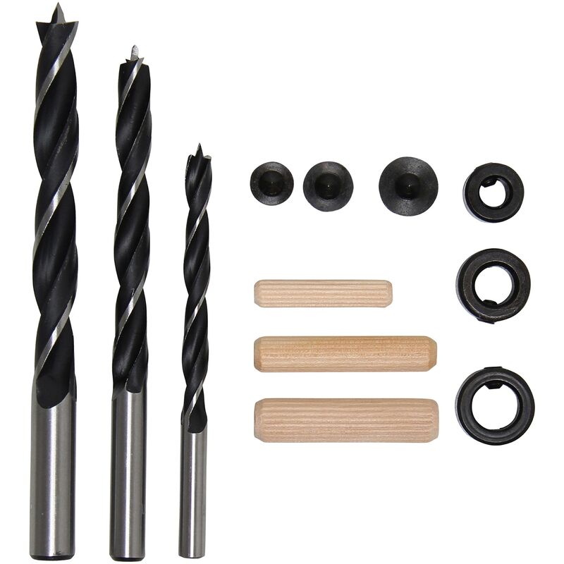 

BGS technic Juego de tacos/brocas para madera | 6 - 10 mm | 43 piezas