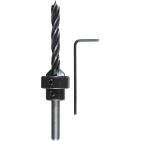 Juego de taladro en espiral de madera con parada de pincho y profundidad 3.0 mm