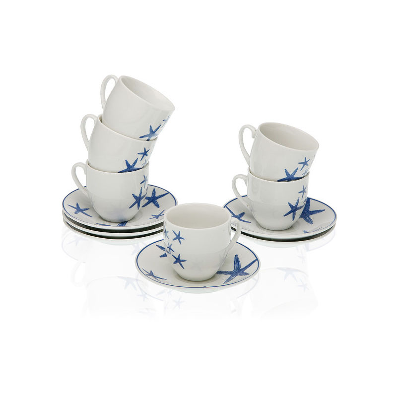 

Set 6 Tazas Te Blue Sea - Versa Home - - 21910019..