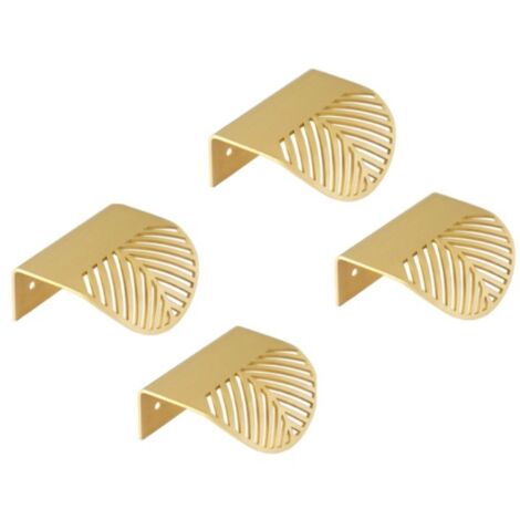 Juego de tiradores para cajones de cocina, robustos, de alta calidad, con forma de pan de oro, también adecuados como tiradores de puertas para muebles de dormitorio, baño, cocina, salón y oficina (90