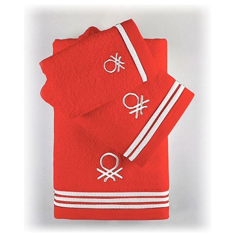 

Juego de Toallas Benetton Rainbow Rojo (3 pcs)