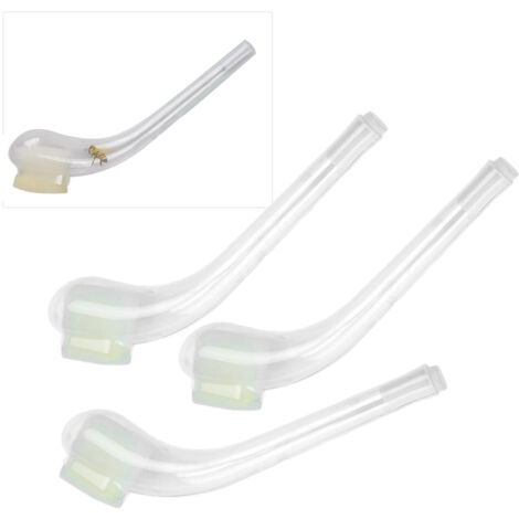 Juego de trampas para reinas, 10 piezas, tubos de plástico transparente + esponja, dimensiones: 15,5 x 3,5 cm, jaula de captura para apicultura.
