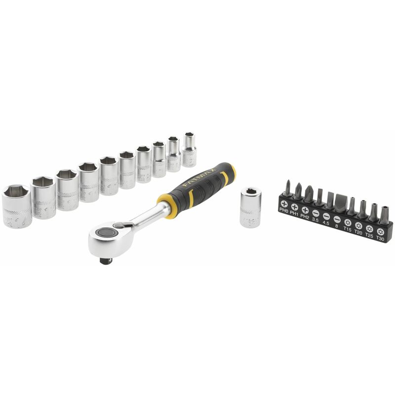 

Stanley ® - Stanley FMMT82679-0 Juego de trinquete 1/4' 120 dientes + puntas